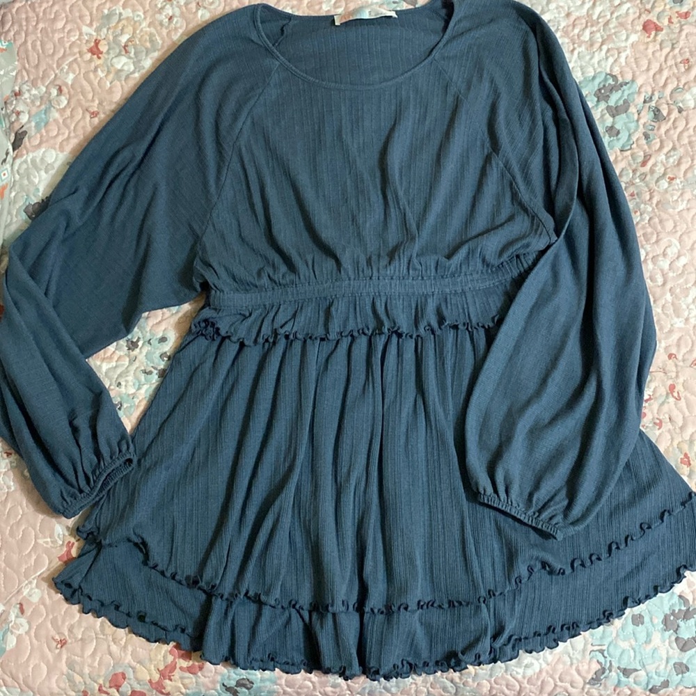 FP Free People Beach Sweet Lady Skirt Set, M, blue